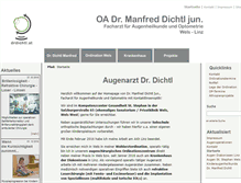 Tablet Screenshot of drdichtl.at